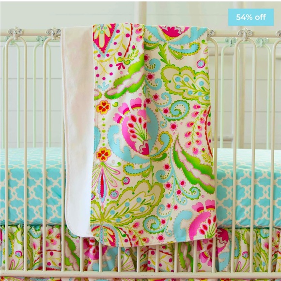 Carousel Designs baby bedding set in Kumari Garden print - Picture 4 of 5